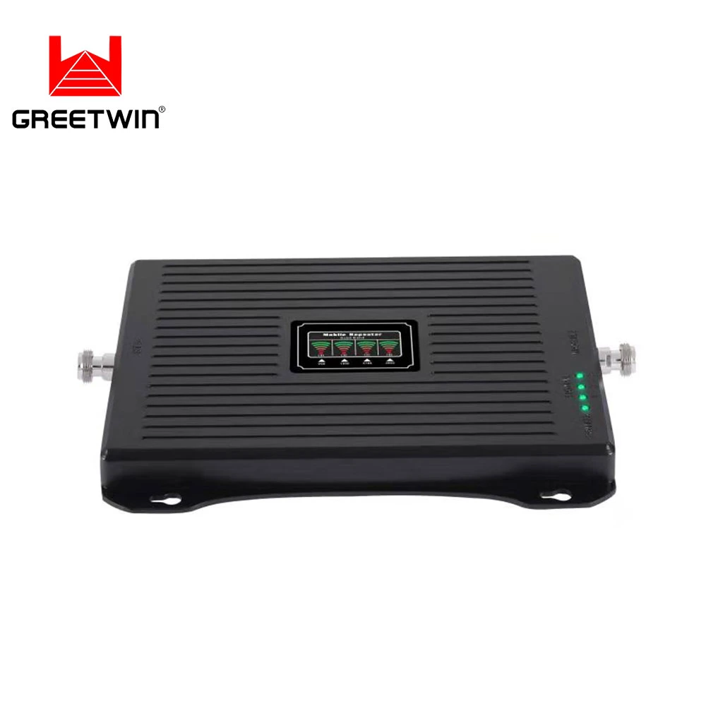 Greetwin Greetwin économique Hot Sale Amplificateur de répéteur 17dBm B8 B3 B1 B7 4 bandes de 900 1800 2100 2600 Amplificateur de signal mobile