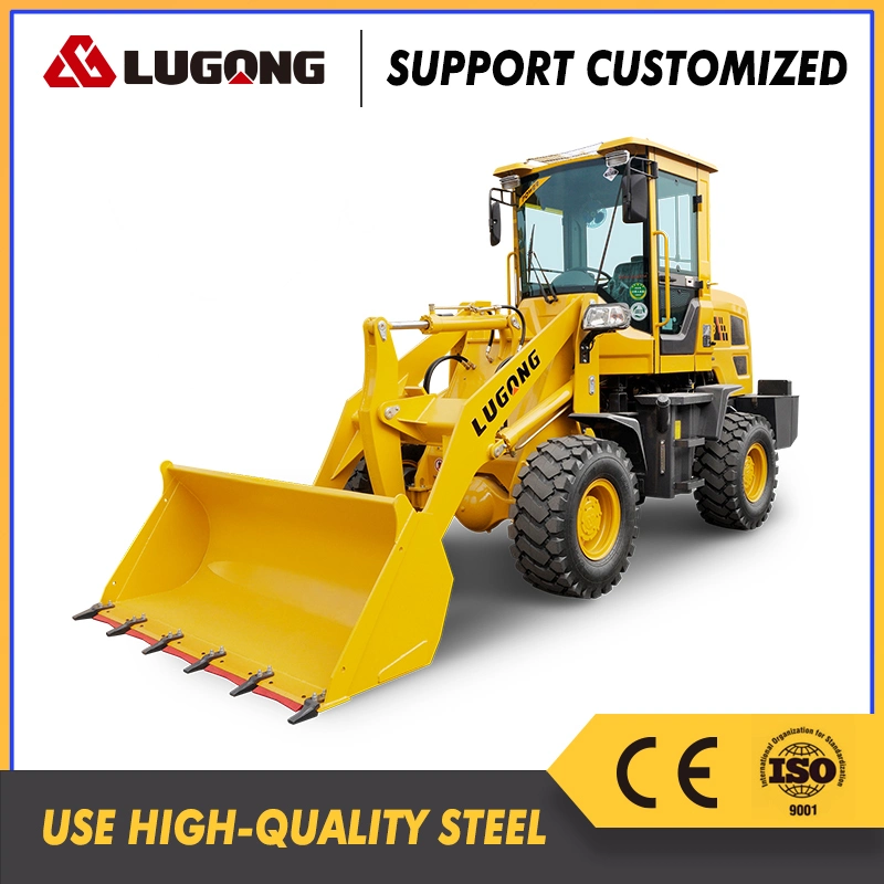 Lugong Small EPA 4 Drive Mini Price Trade 4WD Wheel Loader with Cheap T928