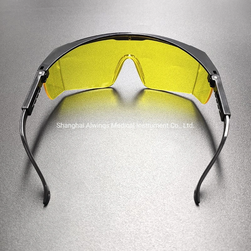 Dental UV Protective Safety Yellow Glasses Anti Fog