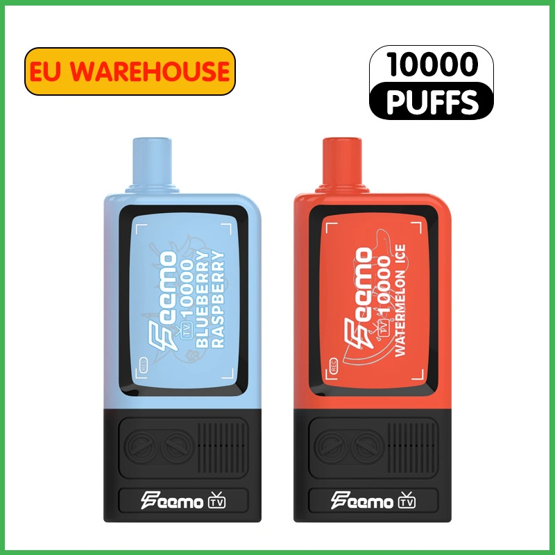 EU Hot Seller Feemo TV Disposable E Cigarette 20ml 10000 Puffs Pod with 5% Nic E-Juice