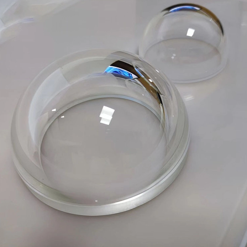 Lente de cúpula convexa BK7 de vidrio óptico con revestimiento Ar