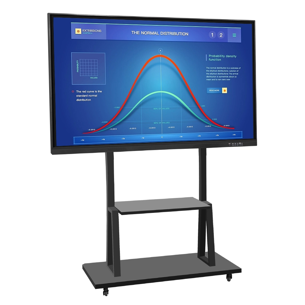 Support 4K Indoor Smart Board Digital Signage IR Touch Screen Portable Interactive Whiteboard