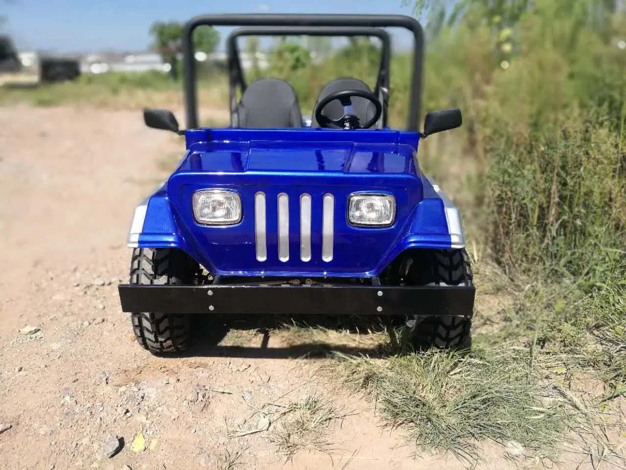 New Best-Selling Chain Drive Four Stroke Electric Car 1500W off Road Mini Jeep