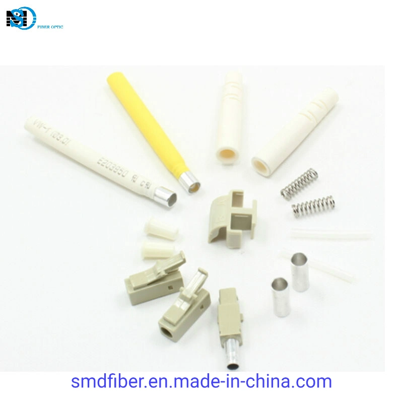 FTTH LC/Upc mm Fiber Optic Connector with 0.9/2.0/3.0mm Boot