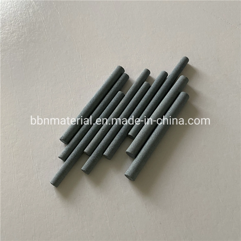 Customized Porosity Adjustable Porous Black Grey Silicon Carbide Ceramic Rod Sic Stick for Industry Use