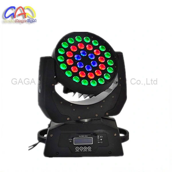 36 * RGBW 10W High Power LED de 4-en-1 con la función de Zoom moviendo, Faro