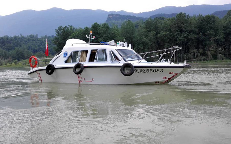 Js-828b New Style FRP Working Patrol Boat with Cabins