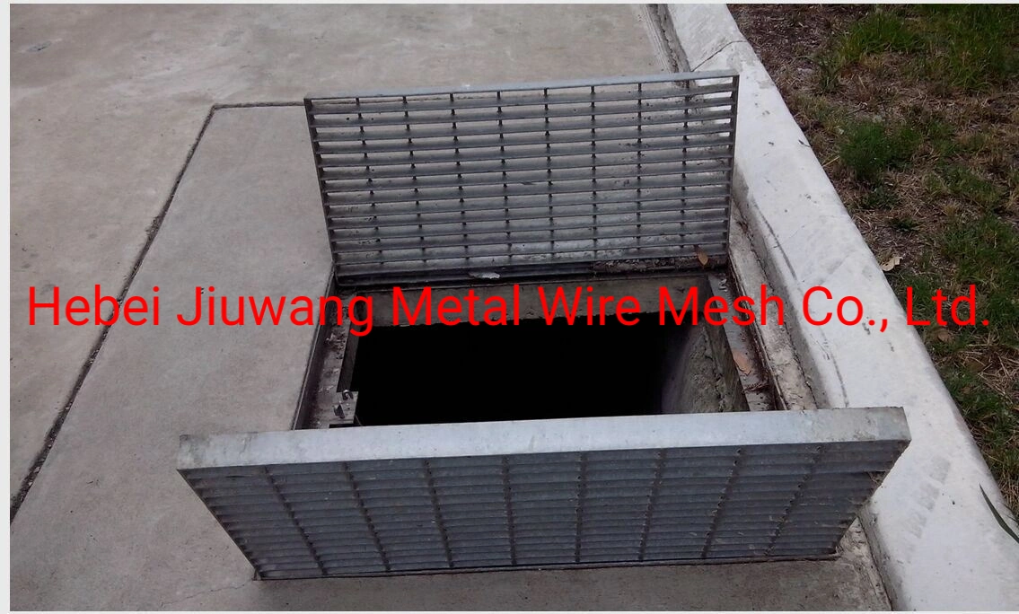 Non-Slip Hot DIP Galvanized Trench Gutter Rain Water Drainage Sewage Cover Grating Ditch Cover Floor Drain Cover