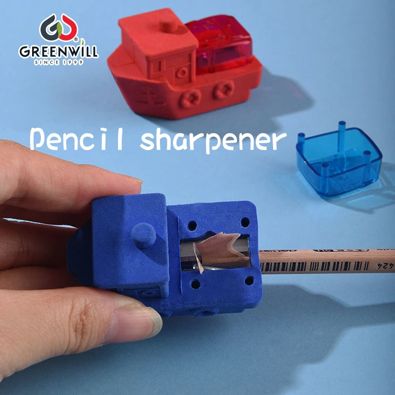 3D Ship Train Eraser with Pencil Sharpener (GW014)