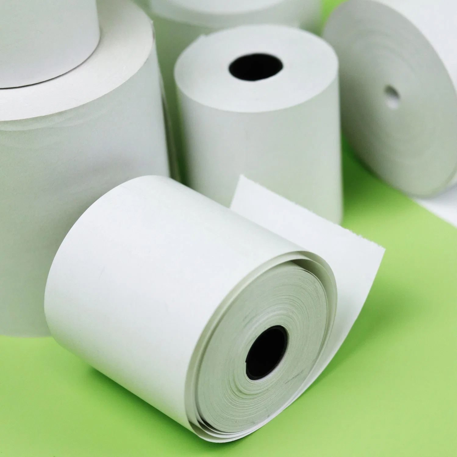 80*60small Rubber Core Whosale ATM Receipt Paper POS Register Thermal Paper Roll