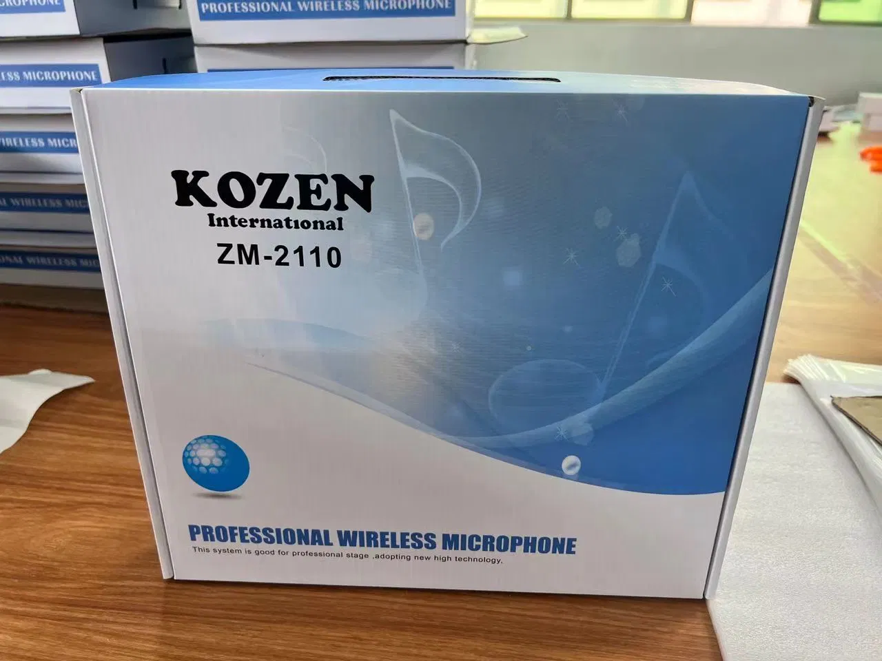 PRO Audio Système de microphone sans fil UHF pour la phase de l'enregistrement des musiciens de studio