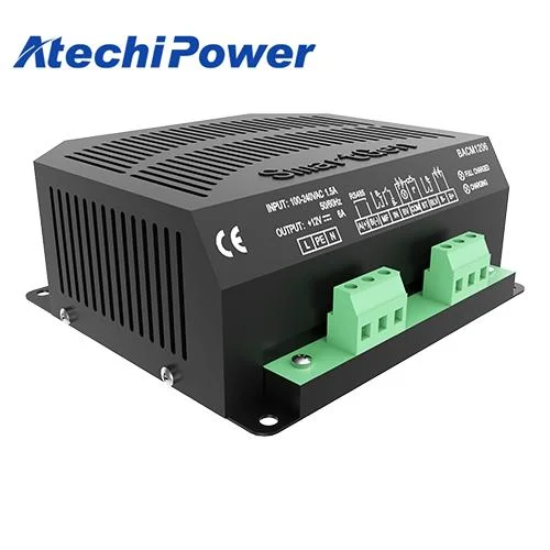 Diesel Generator Battery Charger, LED Display Smart Generator Chargers AC100-280V Portable Lightweight with Indicators for Electrical Equipment (BAC-1206)