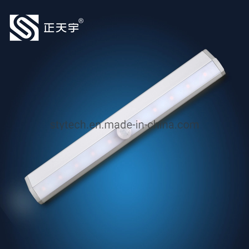 Rechargeable Motion Sensor LED Wall Light Aluminum Stair/Step/Furniture/Counter Lighting