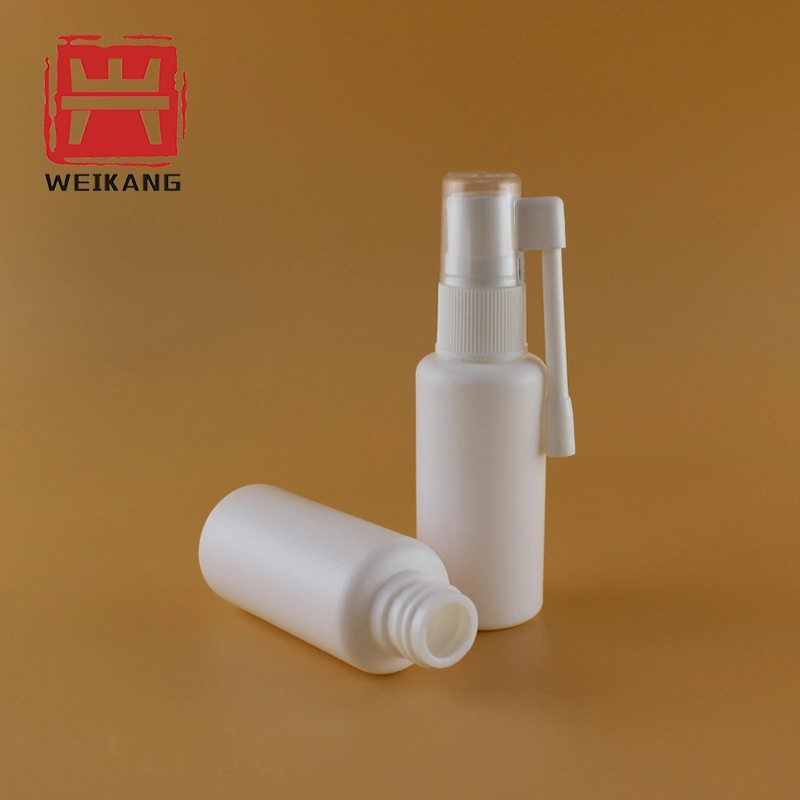 10ml 15ml 20ml 30ml 50ml 60ml HDPE Empty Pharmaceutical Plastic Bottle Amber Oral Nasal Throat Mist Spray Bottle