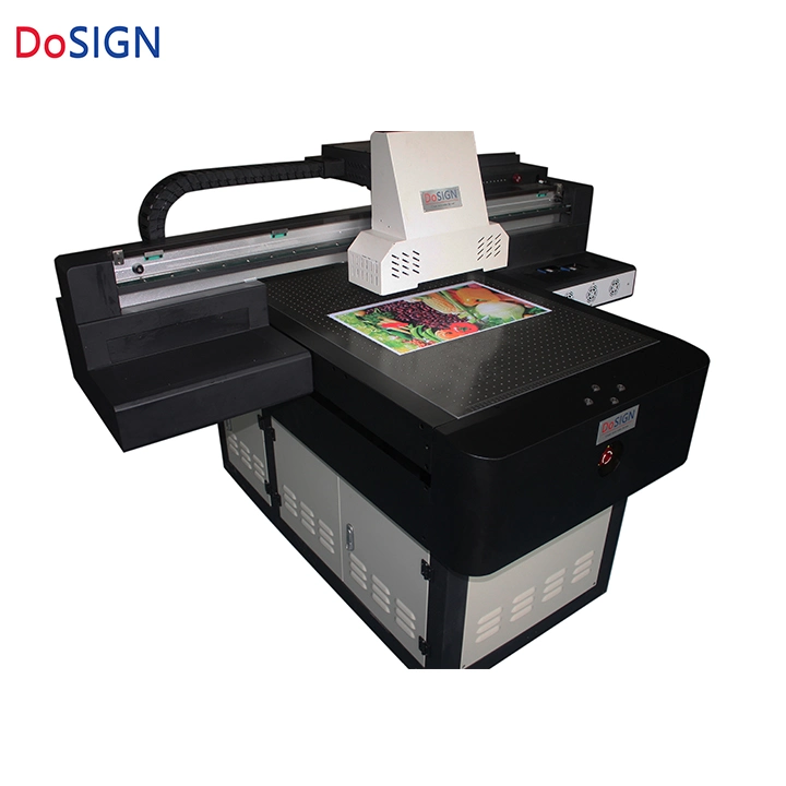 White Color and Varnish Same Time Digital Photo UV Printing Machine