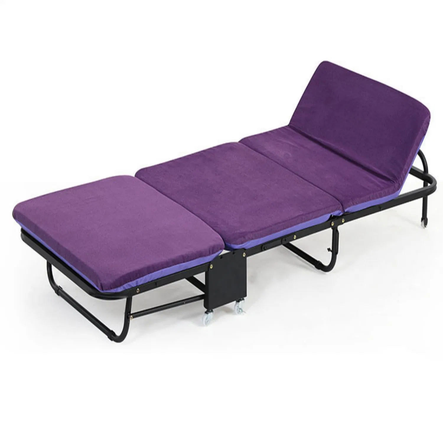 Muebles modernos de oficina exterior Acero Metal Hierro plegable cama de campamento