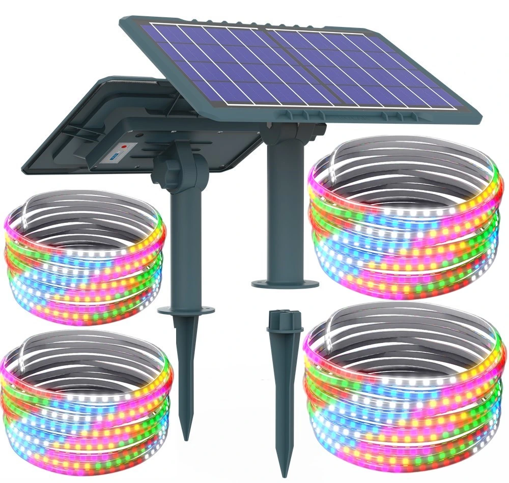 Yaye Solar Factory Supplier 50W 5m High quality/High cost performance  Outdoor Waterproof IP65 Single Color LED Strip Garden Christmas Holiday Landscape Decorative Light Manufacturer