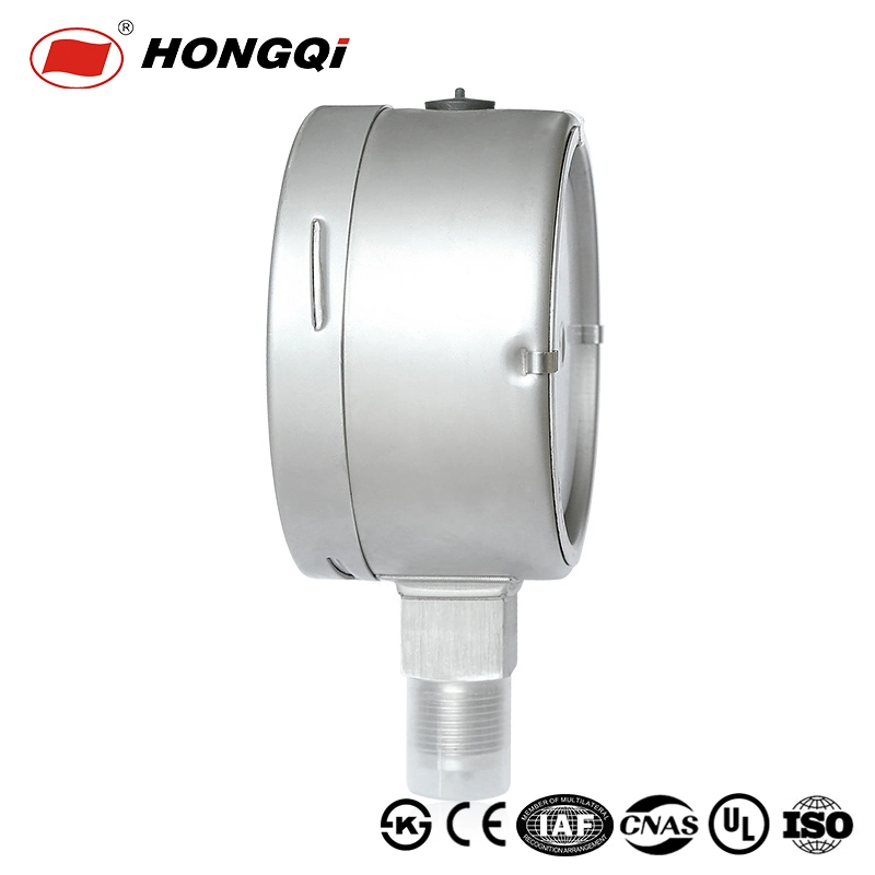 Hongqi 100mm Safety Flameproof Shell Pressure Gauge