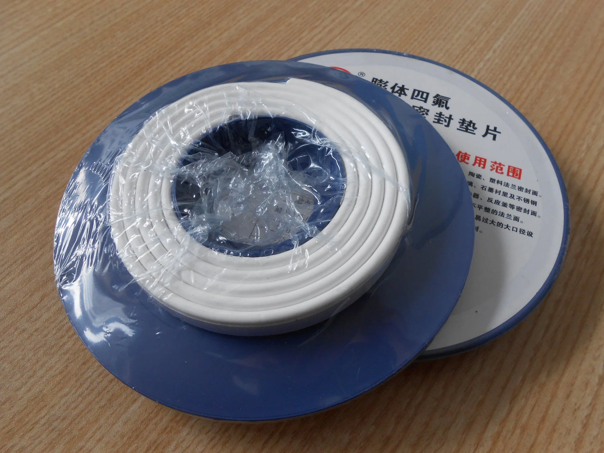 PTFE Expand Gasket Tapetape White Color and Backing Adhesive