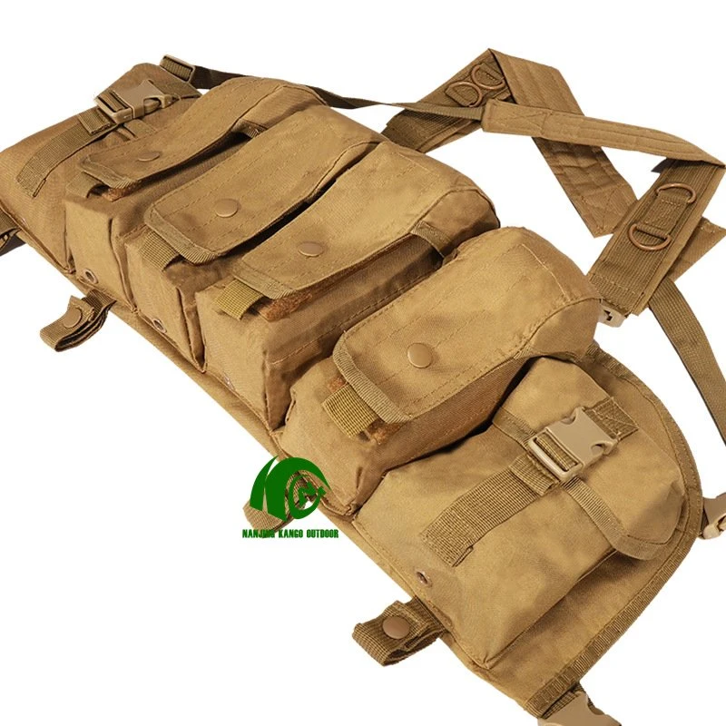 Kango Camouflage Outdoor Military Vest Tactical Modular Chest Rig