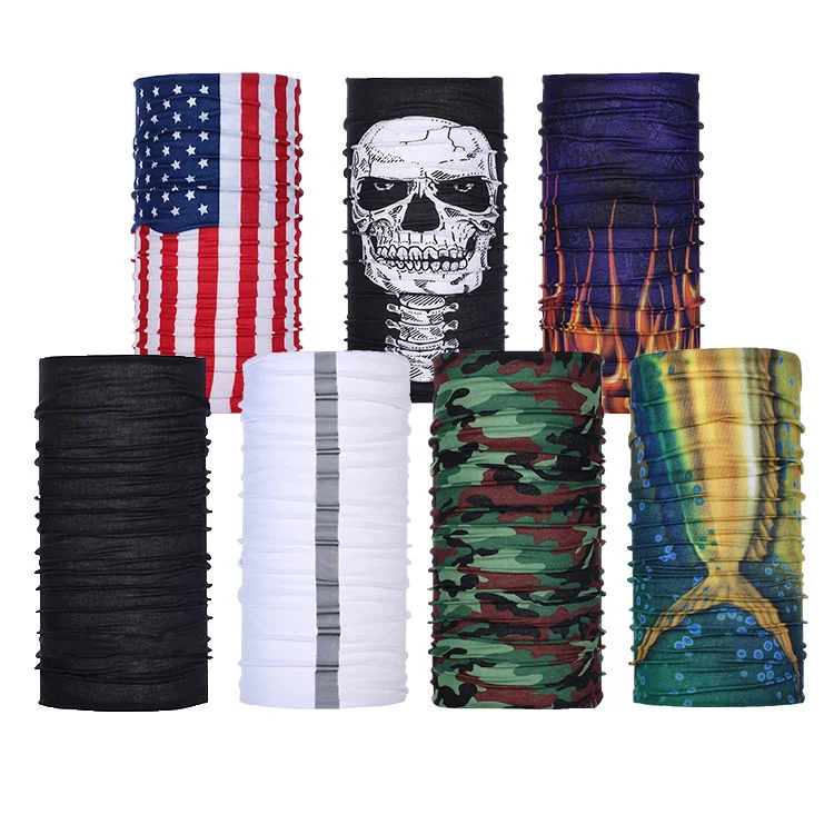 Stock Anti-Microbial Plain Face Cover Promotional Tube Headband for Anti-Bacteria Neck Gaiter Bandana