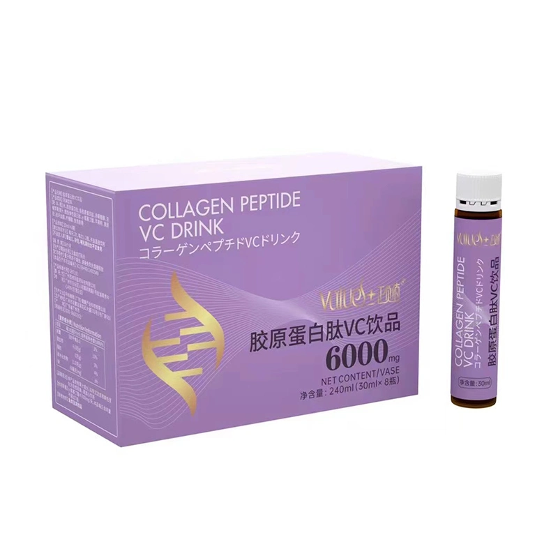 Duozi ODM OEM Private Label Bird's Nest Collagen Peptide Vc Anti-Aging Whitening Improves Skin Oral Drink Collagen Oral Liquid