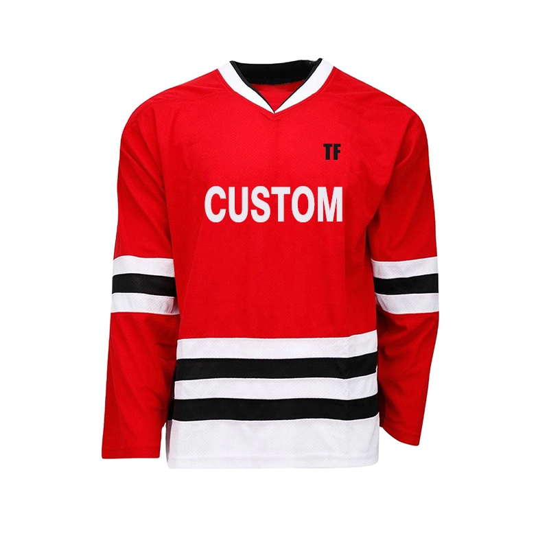 Maillot de hockey sur glace personnalisé pour hommes ou enfants, uniforme de softball.