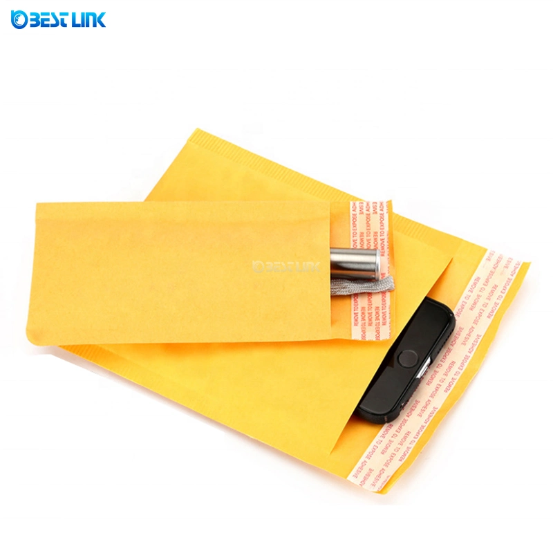 Kraft Bubble Wrapping Bags for Shipping Mailing Packaging Clothes/Cosmetics Bubble Mailers (15*20+4cm)