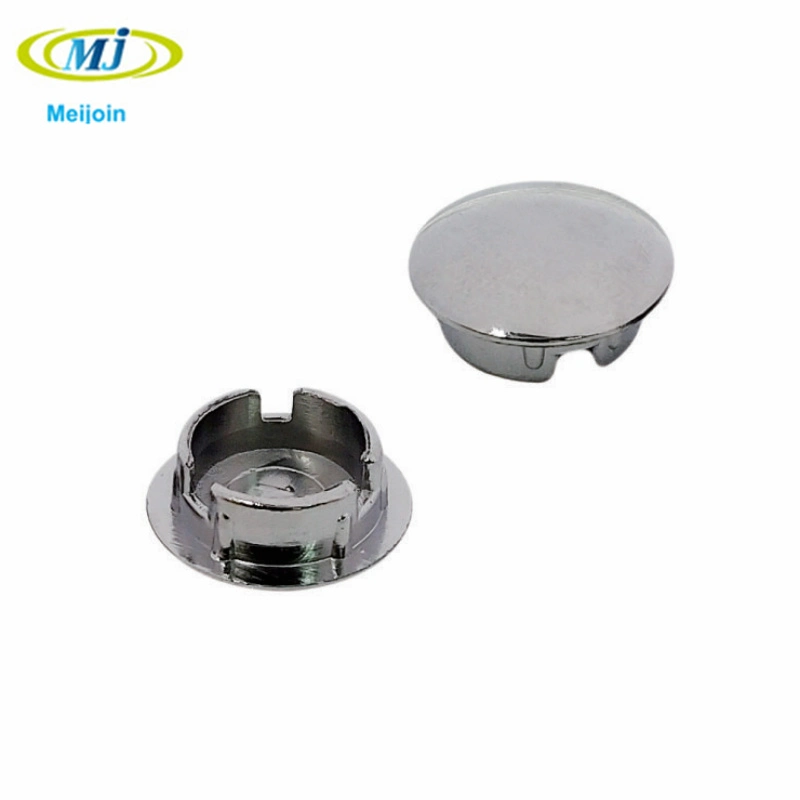 Silver Color Furniture Hardware Fittings Round Shape Hole Cover