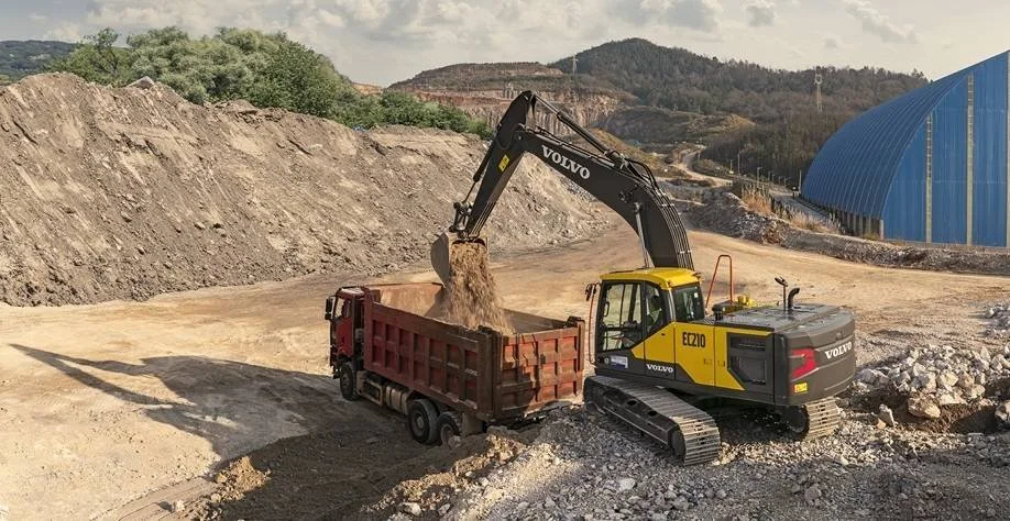 Volvo Pala hidráulica de 20 toneladas de excavadoras el EC200 con 123kw de potencia