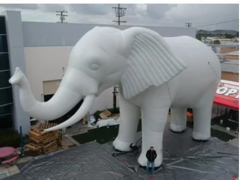 2023 New Giant Inflatable Statue of White Elephant