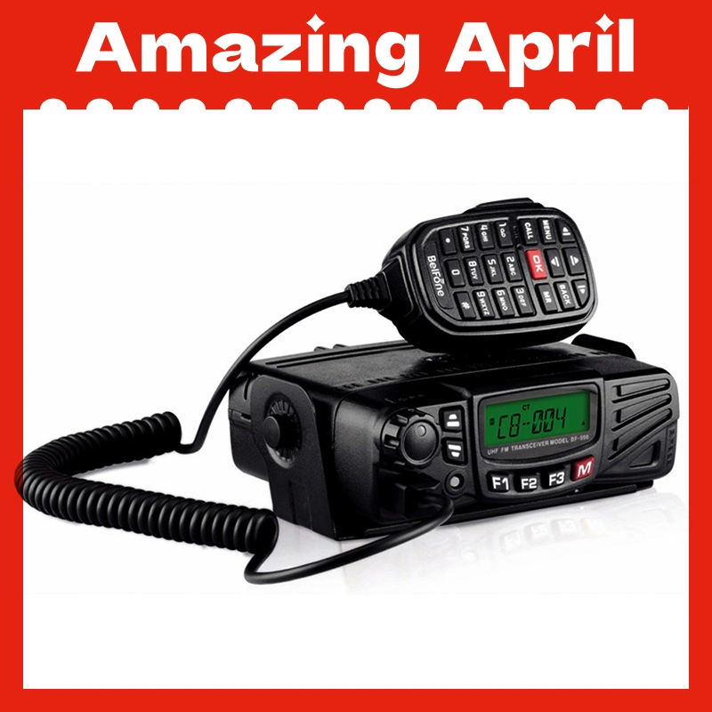 Belfone 25W Analog Walkie Talkie High Power Two Way Mobile Radio for Car (BF-998)