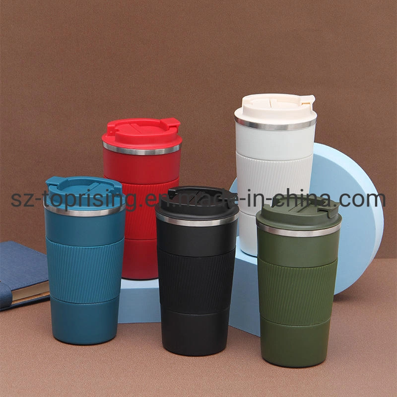 Luxury Mugs Insulated Tumbler Coffee Cup American Style Mug Stainless Steel Customized Logo Acceptable Metal with Lid Modern Black Coffee Mug