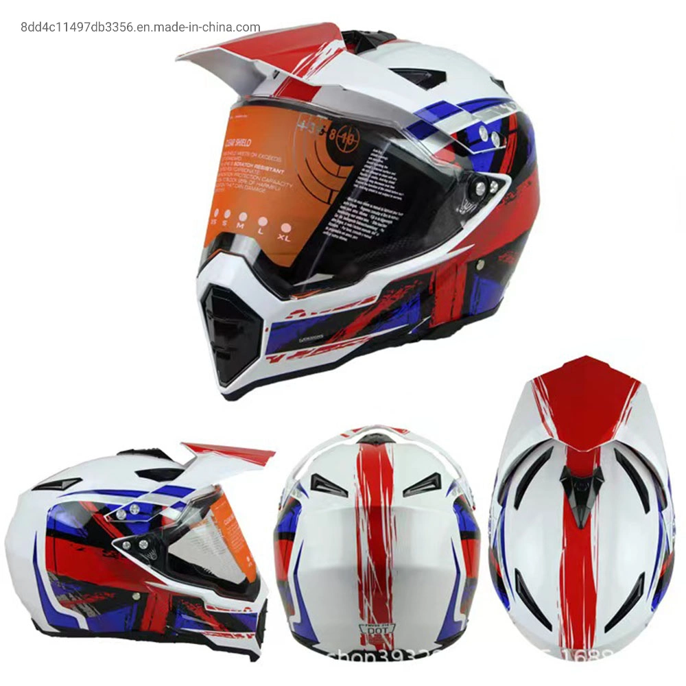 Moracing Universal Motorcycle Enduro Racing Fullface Helmet