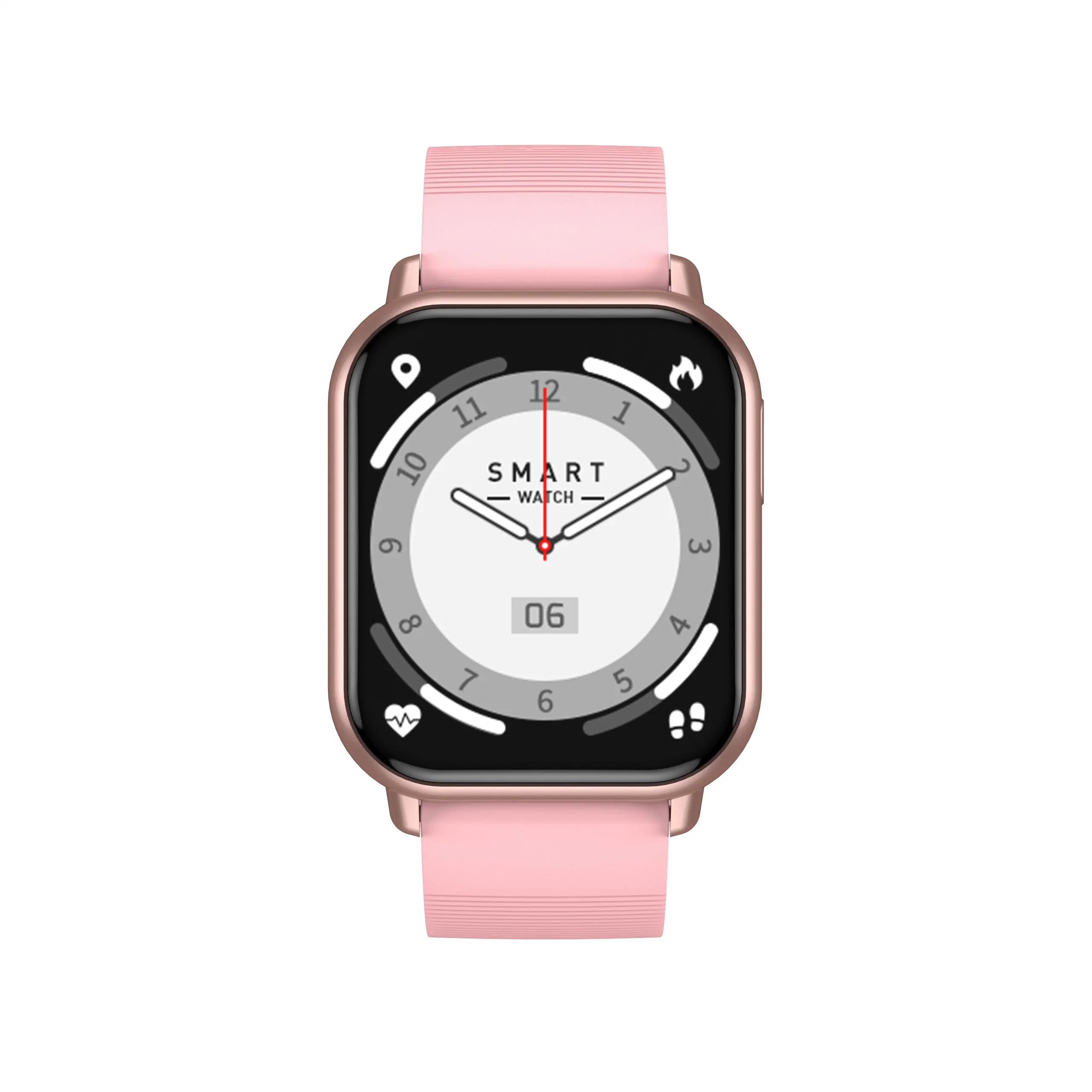 2023 China factory quality IP68 waterproof Slim design Smart Watch with HR BP Blood pressure for senior healthcare ZW32