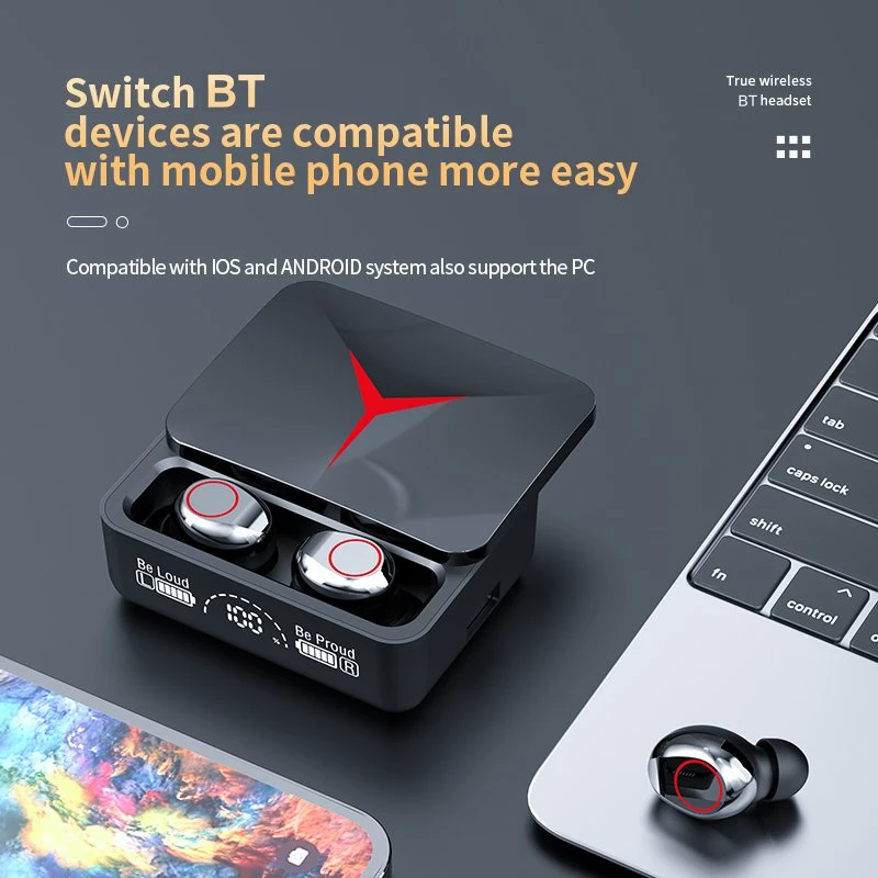 Tws Wireless Auriculares Audifonos M90 PRO M90PRO Tws Gaming in Ear Power Bank Fone Earbuds Earphones Headphones