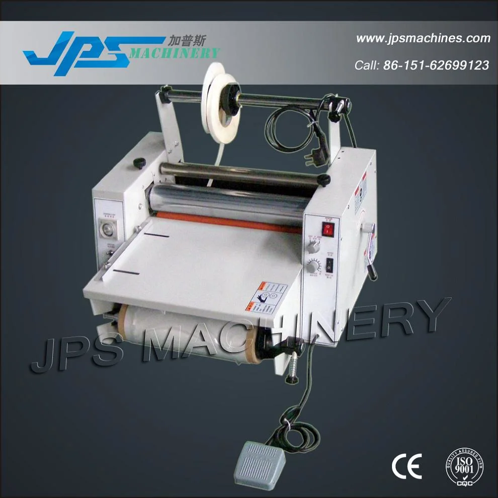 Jps-380f Machine de laminage d'adhésif pour film et papier en rouleau à feuille