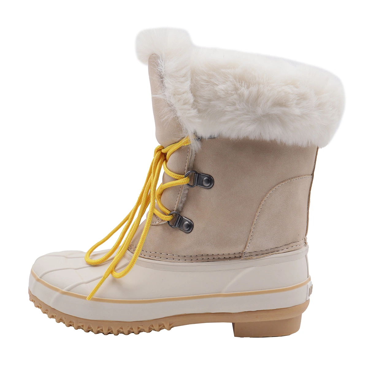 MID Calf Winter Snow Duck Boots Bean Boots Shoes for Lady