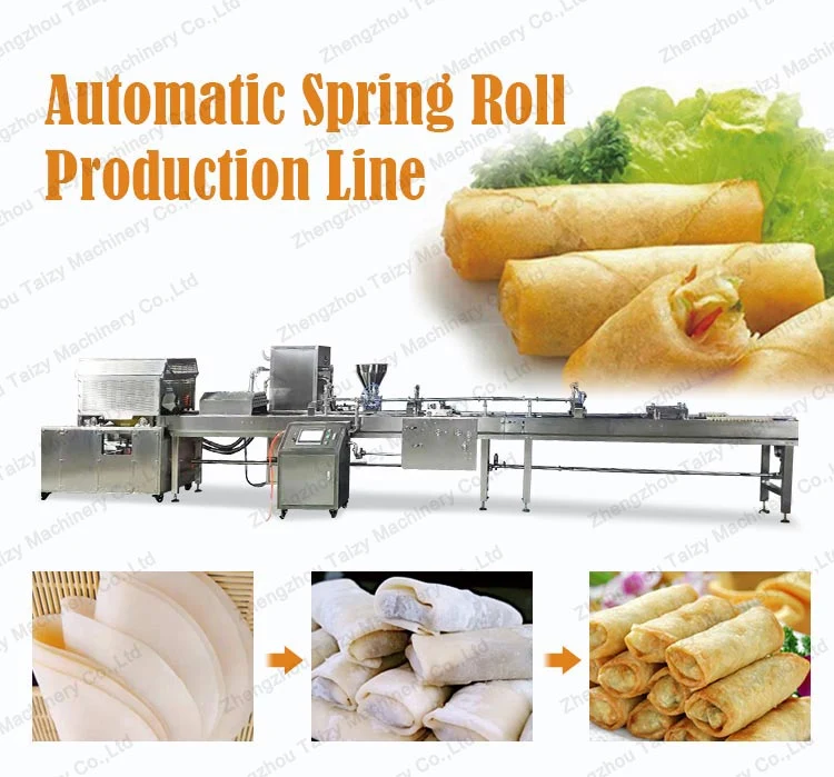 Automatic Samosa Sheet Making Equipment Lumpia Sheet Machine Spring Roll Folding Machine