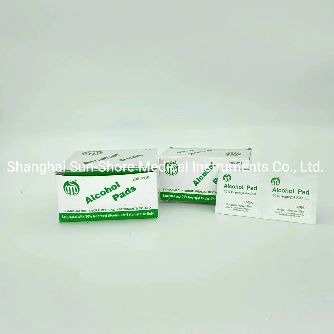 Medical Alcohol Wipes Customized 70% Isopropyl Individual Disposable Cleaning Alcohol Pad