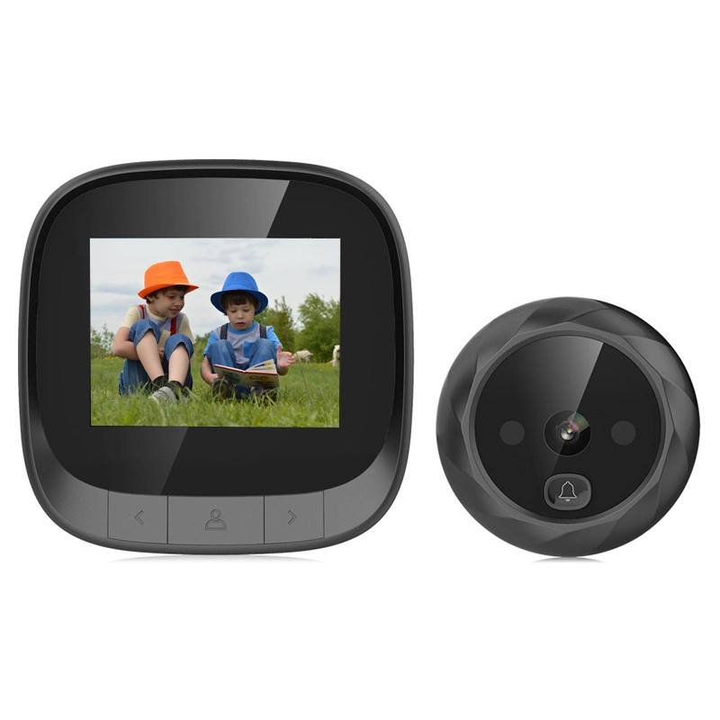 Apartamento de timbre de Vídeo Digital 0.3MP con cámara de visor de la puerta de visión nocturna