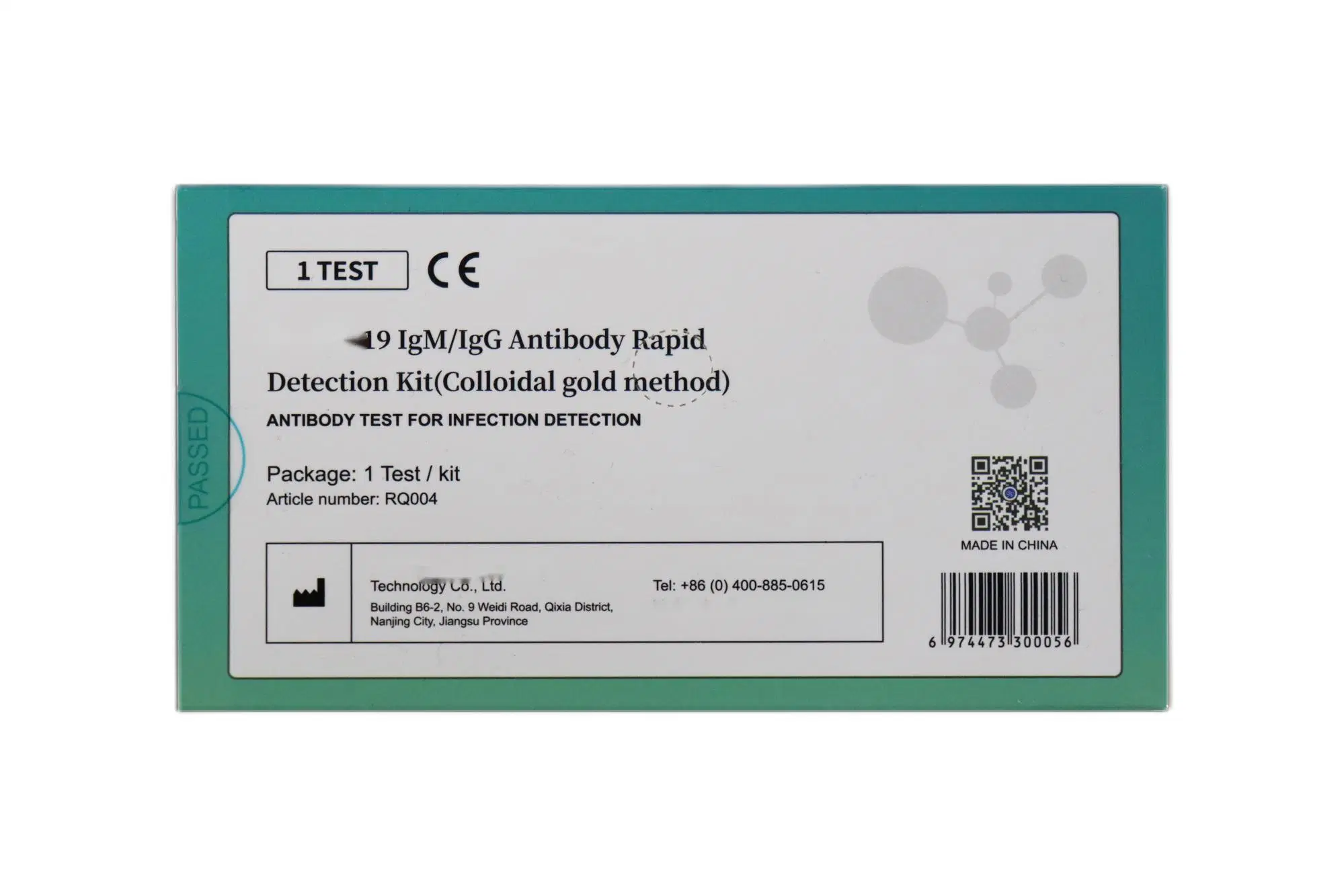 One Step Clungene Igg/Igm Antibody Test Whole Blood RAID Test with CE