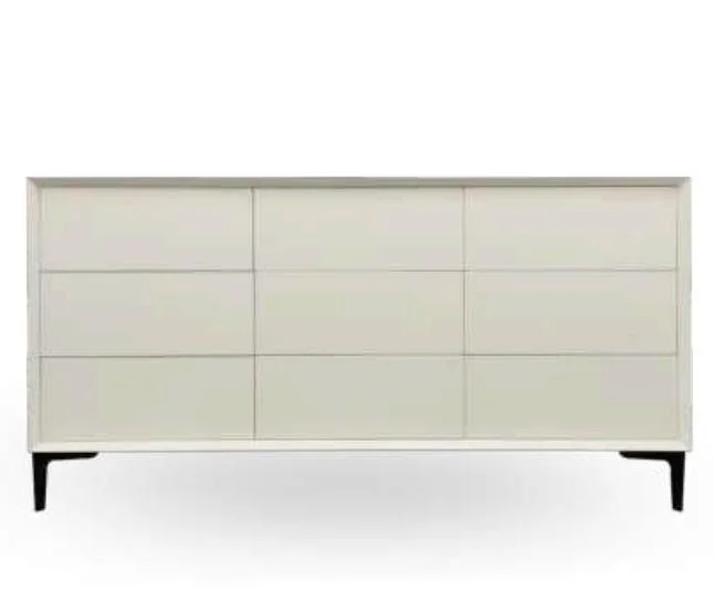 Modern Style Dining Cabinet Carbon Steel Painted Retro Italian Drawer Cabinet Factory Furniture