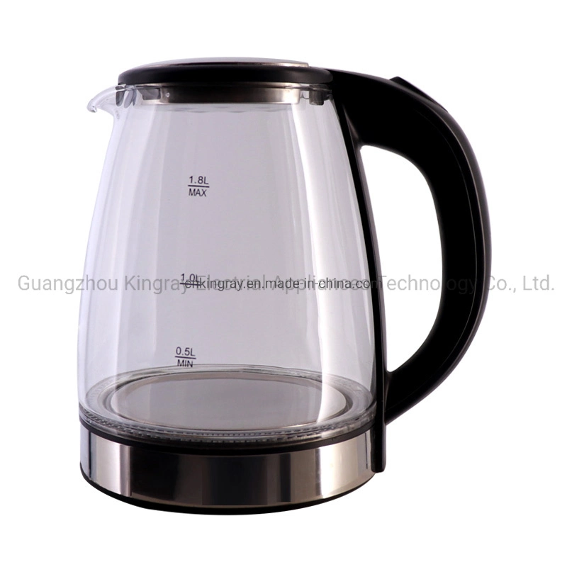 Custom Small Home Electronics Appliances Glass Cordless Electric Jug Tea Kettle