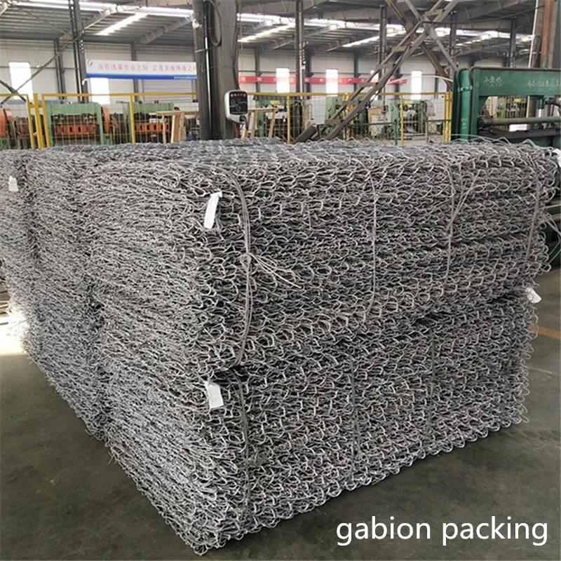 Strong Resist Ultraviolet Radiation Pervious Gabion Retaining Wall Protect Galvanized PVC Coated 2*1*1m Gabion Boxes Galvanized