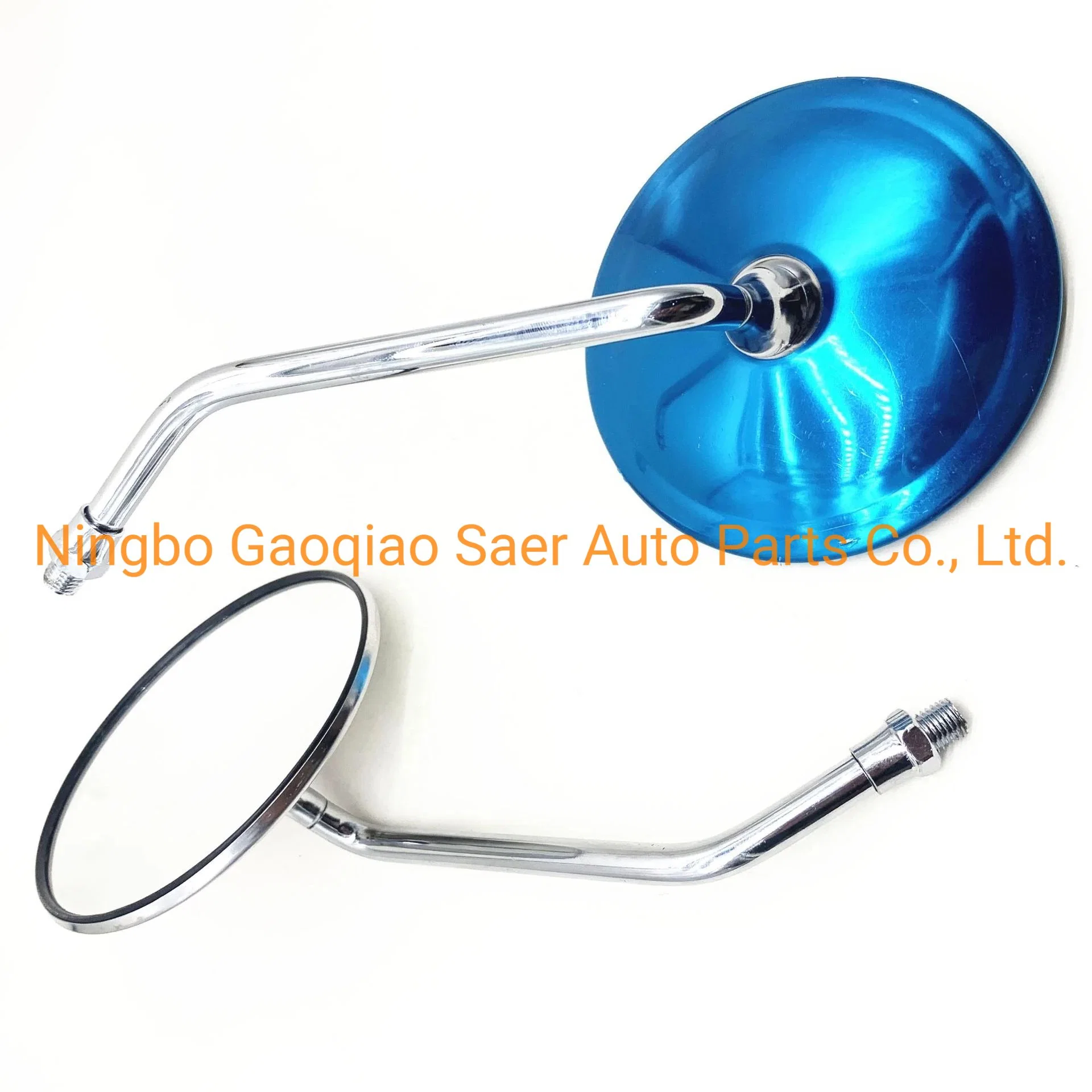 Motorcycle Rearview Mirror for Haojue Suzuki Lifan Skygo Gn125 Gn125h Gn125f Convex Chromed Rear View Mirrors Left Right 10mm