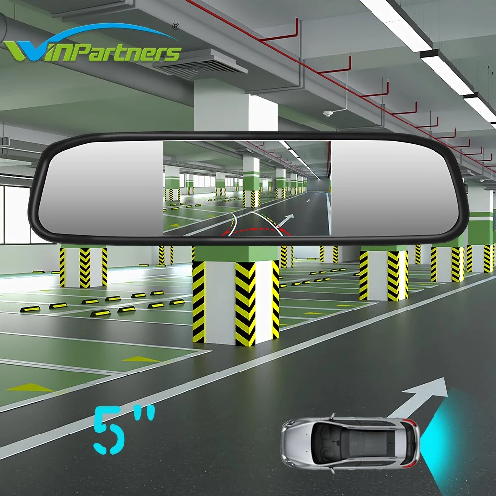 Cámara de visión trasera para coche con monitor, kit de asistencia para el estacionamiento en vídeo 4,3inch