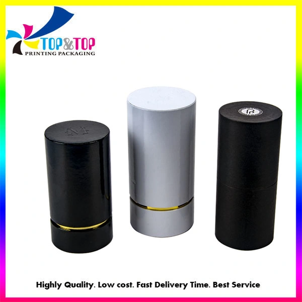 Customized Round Tube Packaging Box Cylinder Paper Perfume Bottles Packing Box Manufacturer