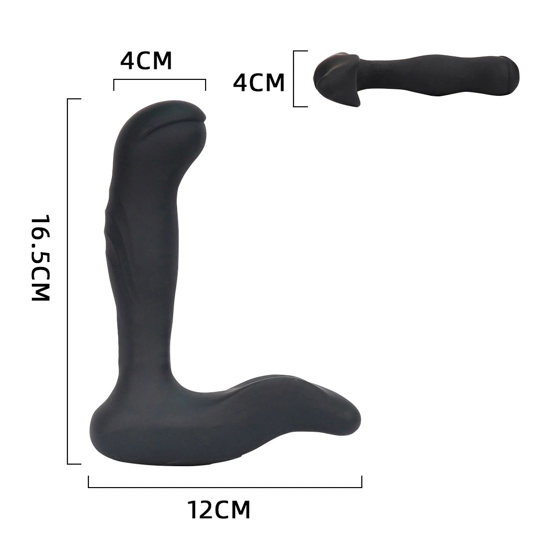 Anal Vibrator with Spiral Head & Massage Particle