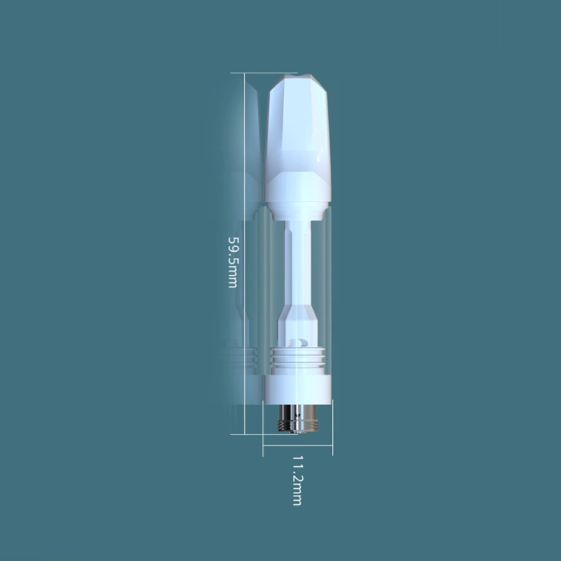 تصميم جديد Vape Atomizer Th205 Vape Cartridge 510 Thread Ceramic ملف خرطوشة زيت الخزف طرف تدخين الزجاج الخزان M6t القِرَدة العليا